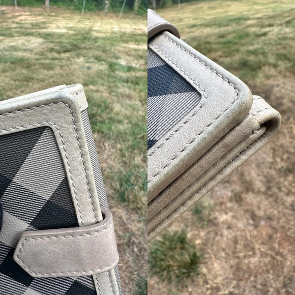 Burberry Smoky Nova Check Compact Wallet with COA Preloved - Picture 9 of 10